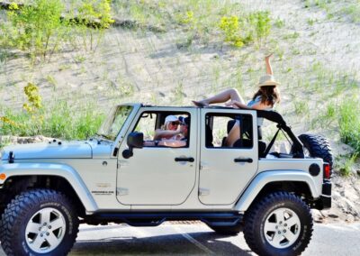 White Jeep Wrangler