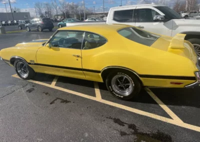 Yellow and Black 1970 Olds 42 w30