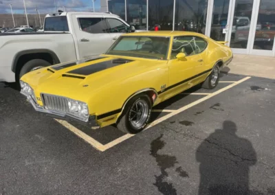 Yellow and Black 1970 Olds 42 w30